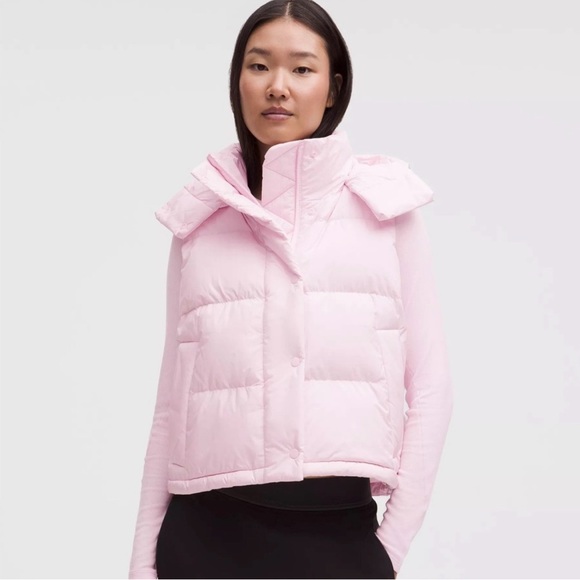 lululemon athletica Jackets & Blazers - Lululemon Wunder Puff Vest Blissful Pink sz 8 NWT